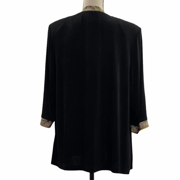 R&m Richards Cardigan Mock Blouse Shirt Set 18WP - Picture 2 of 11